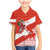 Canada Christmas Family Matching Mermaid Dress and Hawaiian Shirt with Santa Playing Hockey Maple Leaf Flag and Red White Knit Pattern Design - Wonder Print Shop