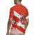 Canada Christmas Rugby Jersey with Santa Playing Hockey Maple Leaf Flag and Red White Knit Pattern Design - Wonder Print Shop