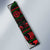 Viking Christmas Auto Sun Shade with Santa Warrior Axe Nordic Symbols Red Green Black Knit Pattern Design - Wonder Print Shop