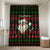 Viking Christmas Bathroom Set with Santa Warrior Axe Nordic Symbols Red Green Black Knit Pattern Design - Wonder Print Shop