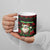Viking Christmas Ceramic Mug with Santa Warrior Axe Nordic Symbols Red Green Black Knit Pattern Design - Wonder Print Shop