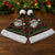 Viking Christmas Santa Hat with Santa Warrior Axe Nordic Symbols Red Green Black Knit Pattern Design - Wonder Print Shop