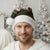 Viking Christmas Santa Hat with Santa Warrior Axe Nordic Symbols Red Green Black Knit Pattern Design - Wonder Print Shop
