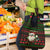 Viking Christmas Grocery Bag with Santa Warrior Axe Nordic Symbols Red Green Black Knit Pattern Design - Wonder Print Shop