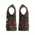 Viking Christmas Knitted V-Neck Vest with Santa Warrior Axe Nordic Symbols Red Green Black Knit Pattern Design - Wonder Print Shop
