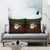 Viking Christmas Pillow Cover with Santa Warrior Axe Nordic Symbols Red Green Black Knit Pattern Design - Wonder Print Shop