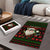 Viking Christmas Puzzle with Santa Warrior Axe Nordic Symbols Red Green Black Knit Pattern Design - Wonder Print Shop