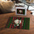 Viking Christmas Puzzle with Santa Warrior Axe Nordic Symbols Red Green Black Knit Pattern Design - Wonder Print Shop