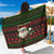 Viking Christmas Sarong with Santa Warrior Axe Nordic Symbols Red Green Black Knit Pattern Design - Wonder Print Shop