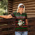 Viking Christmas Women Polo Shirt with Santa Warrior Axe Nordic Symbols Red Green Black Knit Pattern Design - Wonder Print Shop