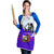Viking Christmas Apron with Santa in Longship Dragon Head Helmet Runes Blue Red Knit Pattern Design - Wonder Print Shop