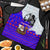 Viking Christmas Apron with Santa in Longship Dragon Head Helmet Runes Blue Red Knit Pattern Design - Wonder Print Shop