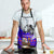 Viking Christmas Apron with Santa in Longship Dragon Head Helmet Runes Blue Red Knit Pattern Design - Wonder Print Shop