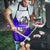Viking Christmas Apron with Santa in Longship Dragon Head Helmet Runes Blue Red Knit Pattern Design - Wonder Print Shop