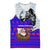 Viking Christmas Basketball Jersey with Santa in Longship Dragon Head Helmet Runes Blue Red Knit Pattern Design - Wonder Print Shop