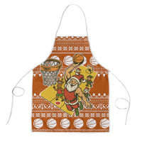 Basketball Santa Claus Christmas Apron Xmas Holiday Patterns - Wonder Print Shop