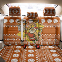 Basketball Santa Claus Christmas Back Car Seat Cover Xmas Holiday Patterns - Wonder Print Shop