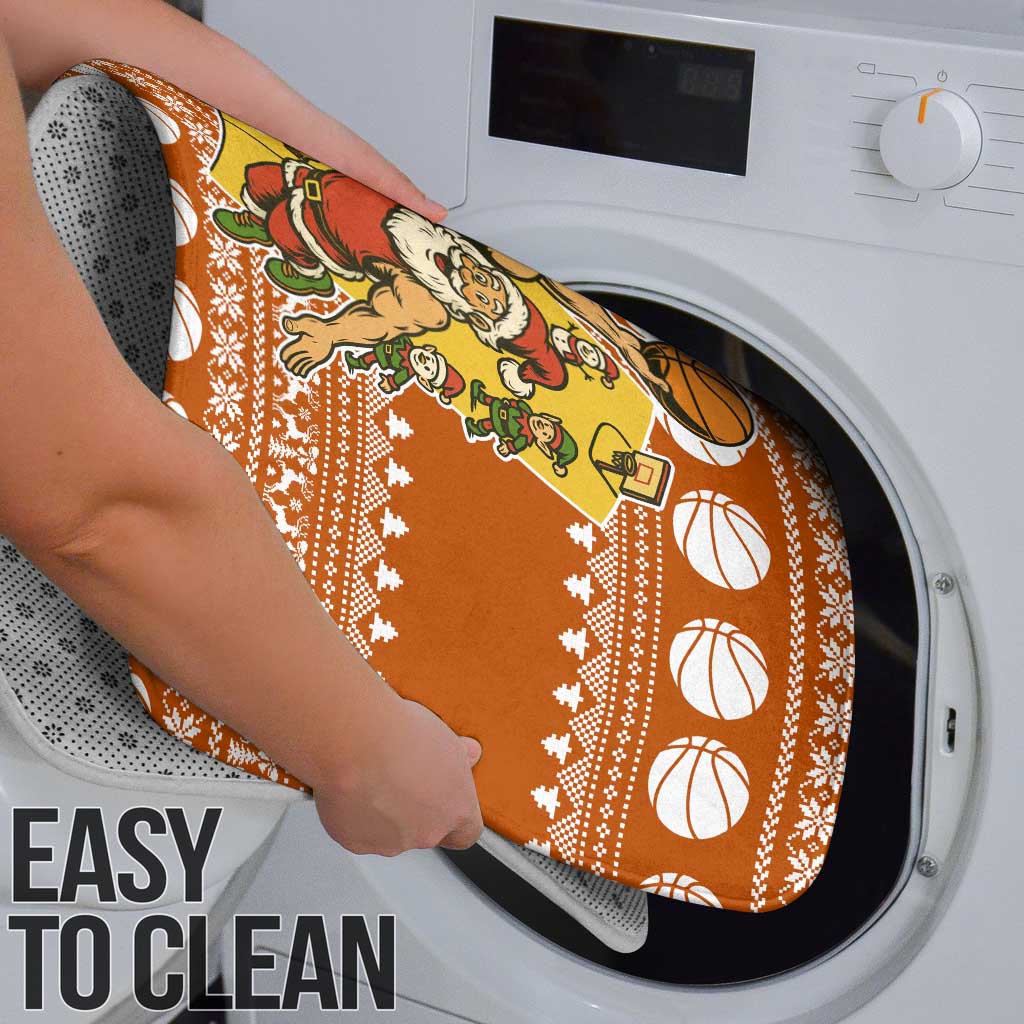 Basketball Santa Claus Christmas Bathroom Set Xmas Holiday Patterns - Wonder Print Shop