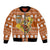 Basketball Santa Claus Christmas Bomber Jacket Xmas Holiday Patterns - Wonder Print Shop