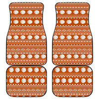 Basketball Santa Claus Christmas Car Mats Xmas Holiday Patterns - Wonder Print Shop