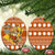 Basketball Santa Claus Christmas Ceramic Ornament Xmas Holiday Patterns - Wonder Print Shop