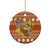 Basketball Santa Claus Christmas Ceramic Ornament Xmas Holiday Patterns - Wonder Print Shop