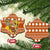 Basketball Santa Claus Christmas Ceramic Ornament Xmas Holiday Patterns - Wonder Print Shop