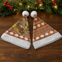 Basketball Santa Claus Christmas Santa Hat Xmas Holiday Patterns - Wonder Print Shop