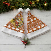 Basketball Santa Claus Christmas Santa Hat Xmas Holiday Patterns - Wonder Print Shop