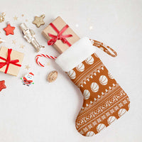 Basketball Santa Claus Christmas Stocking Xmas Holiday Patterns - Wonder Print Shop