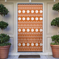 Basketball Santa Claus Christmas Door Cover Xmas Holiday Patterns - Wonder Print Shop