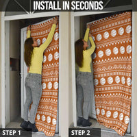 Basketball Santa Claus Christmas Door Cover Xmas Holiday Patterns - Wonder Print Shop