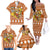 Basketball Santa Claus Christmas Family Matching Off The Shoulder Long Sleeve Dress and Hawaiian Shirt Xmas Holiday Patterns - Wonder Print Shop