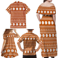 Basketball Santa Claus Christmas Family Matching Off Shoulder Maxi Dress and Hawaiian Shirt Xmas Holiday Patterns - Wonder Print Shop