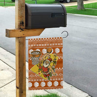 Basketball Santa Claus Christmas Garden Flag Xmas Holiday Patterns - Wonder Print Shop