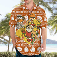Basketball Santa Claus Christmas Hawaiian Shirt Xmas Holiday Patterns - Wonder Print Shop