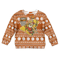 Basketball Santa Claus Christmas Kid Ugly Christmas Sweater Xmas Holiday Patterns - Wonder Print Shop