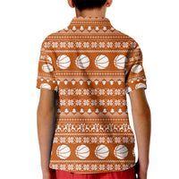 Basketball Santa Claus Christmas Kid Polo Shirt Xmas Holiday Patterns - Wonder Print Shop