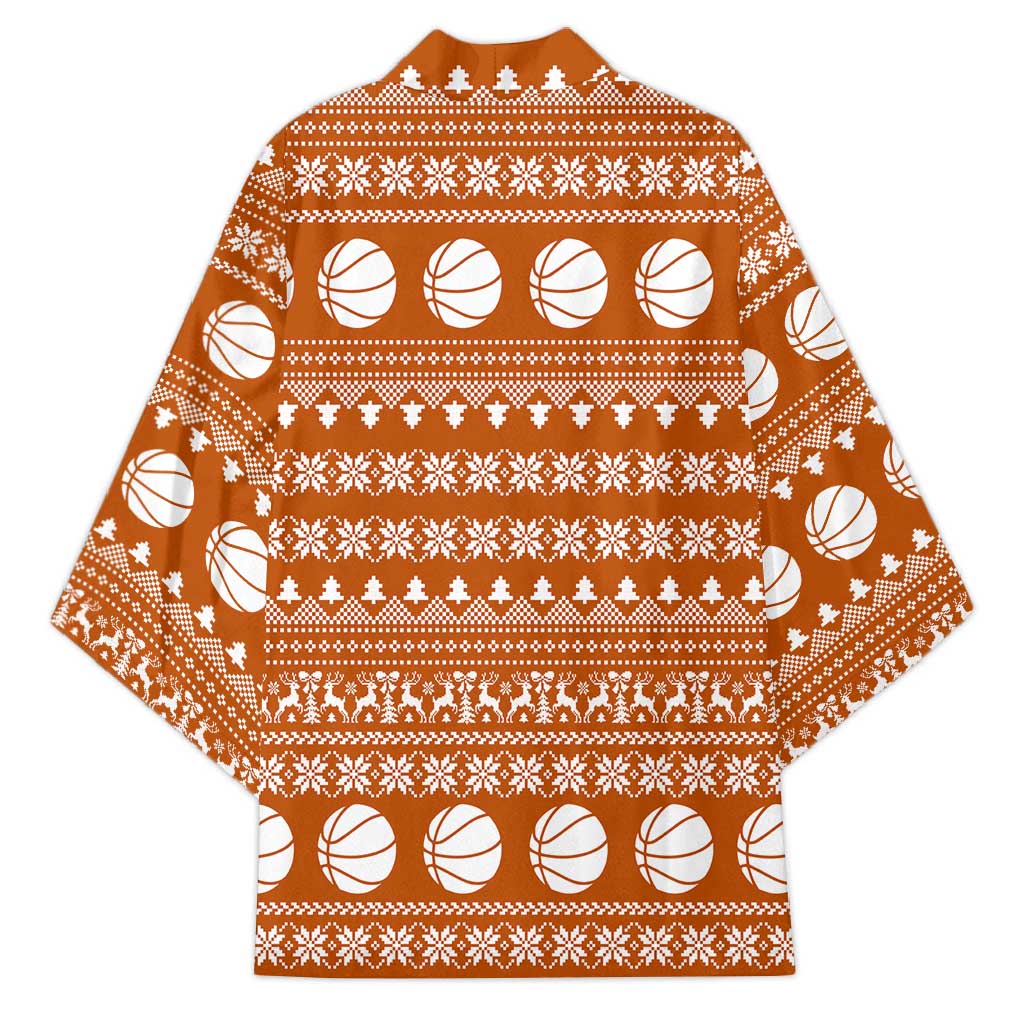 Basketball Santa Claus Christmas Kimono Xmas Holiday Patterns - Wonder Print Shop