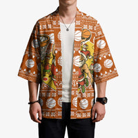 Basketball Santa Claus Christmas Kimono Xmas Holiday Patterns - Wonder Print Shop
