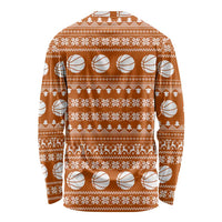 Basketball Santa Claus Christmas Long Sleeve Shirt Xmas Holiday Patterns - Wonder Print Shop