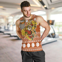 Basketball Santa Claus Christmas Men Tank Top Xmas Holiday Patterns - Wonder Print Shop