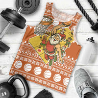 Basketball Santa Claus Christmas Men Tank Top Xmas Holiday Patterns - Wonder Print Shop