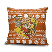 Basketball Santa Claus Christmas Pillow Cover Xmas Holiday Patterns - Wonder Print Shop