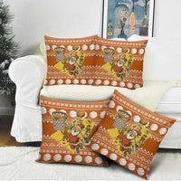 Basketball Santa Claus Christmas Pillow Cover Xmas Holiday Patterns - Wonder Print Shop
