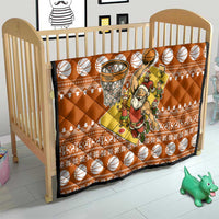 Basketball Santa Claus Christmas Quilt Xmas Holiday Patterns - Wonder Print Shop