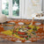 Basketball Santa Claus Christmas Round Carpet Xmas Holiday Patterns - Wonder Print Shop