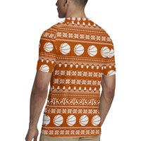 Basketball Santa Claus Christmas Rugby Jersey Xmas Holiday Patterns - Wonder Print Shop