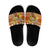 Basketball Santa Claus Christmas Slide Sandals Xmas Holiday Patterns - Wonder Print Shop