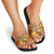 Basketball Santa Claus Christmas Slide Sandals Xmas Holiday Patterns - Wonder Print Shop